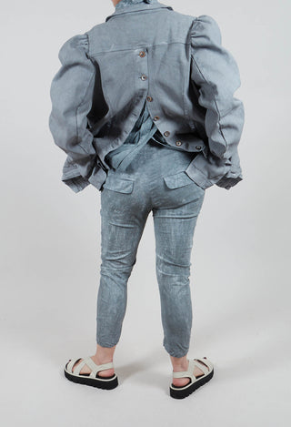 Skinny Fit Trousers in Seaweed Fog - 2240111