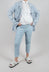 Skinny Fit Trousers in Sky Fog - 2240111