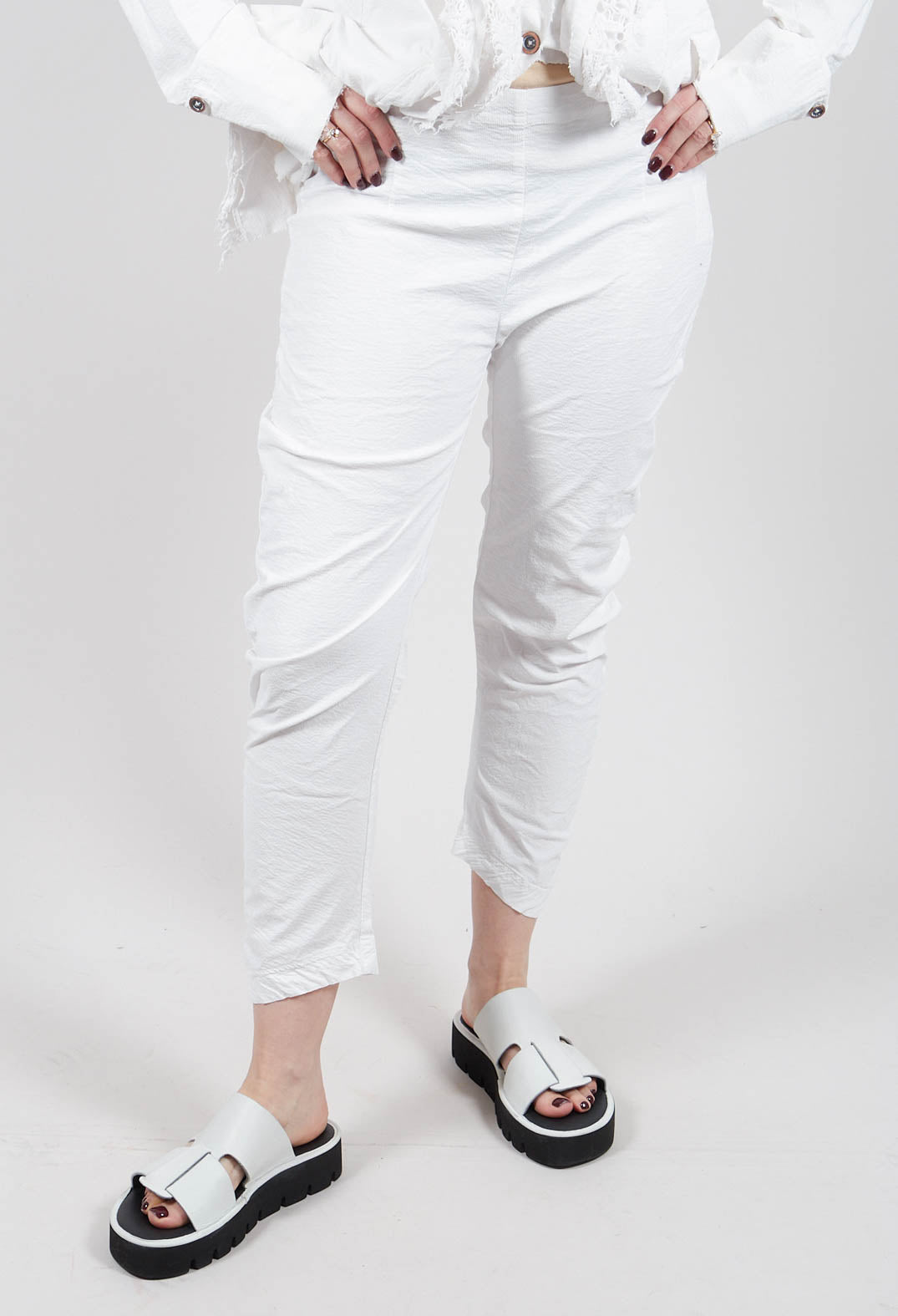 Skinny Fit Trousers in Seafoam Fog - 2240111