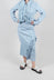 Skirt with Lace Detail in Sky Fog - 2240314