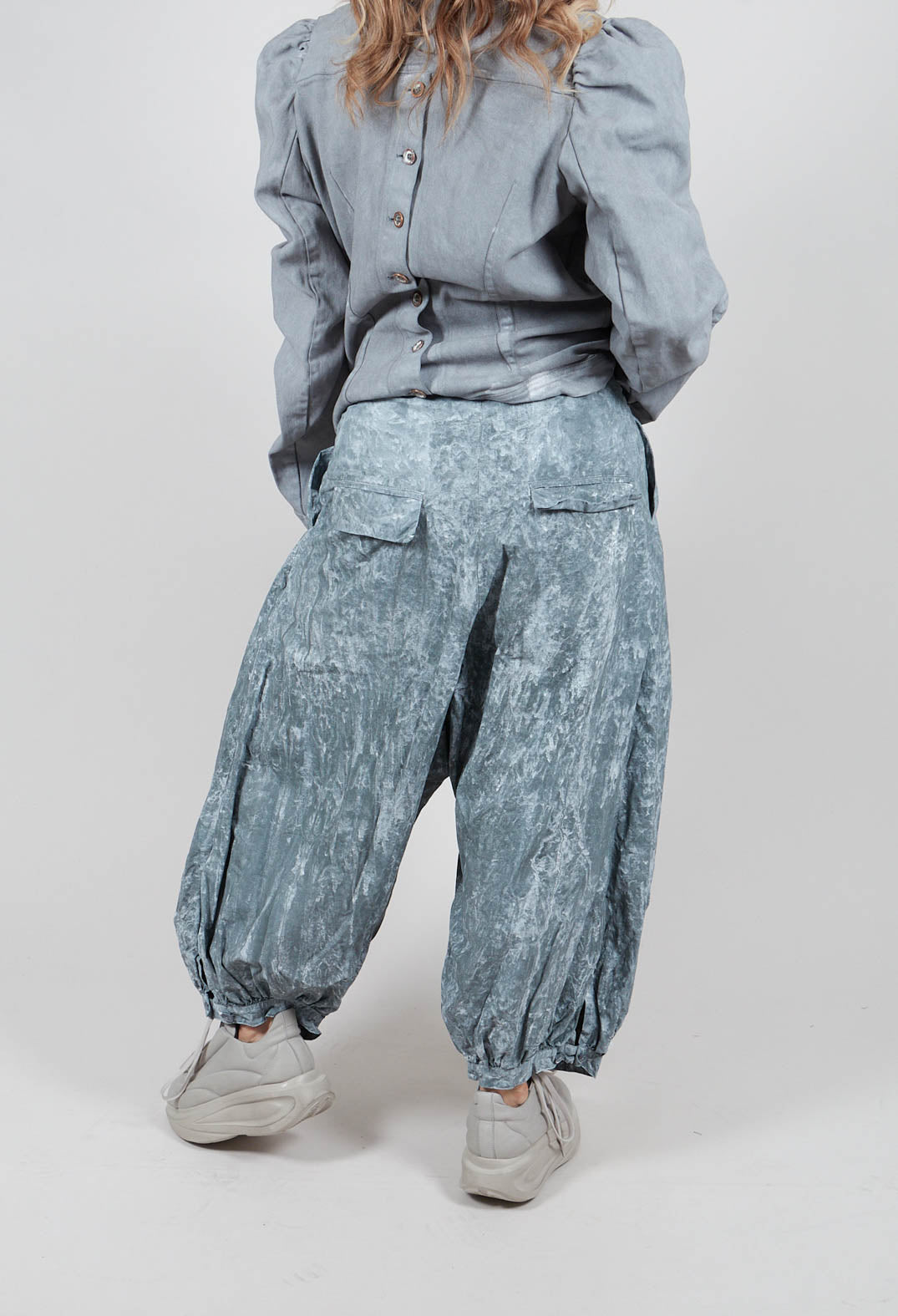 Balloon Trousers in Seaweed Fog - 2260101