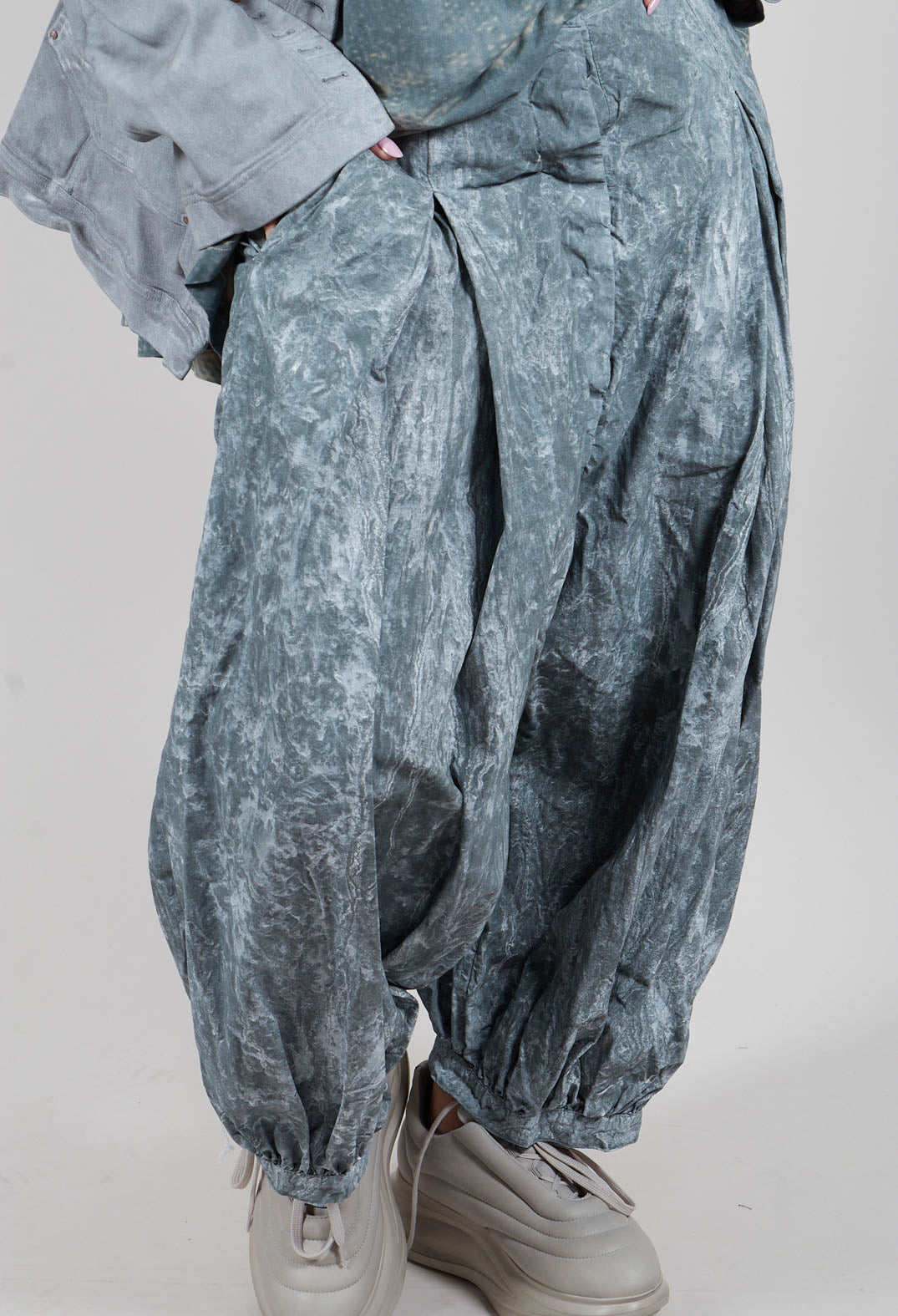 Balloon Trousers in Seaweed Fog - 2260101