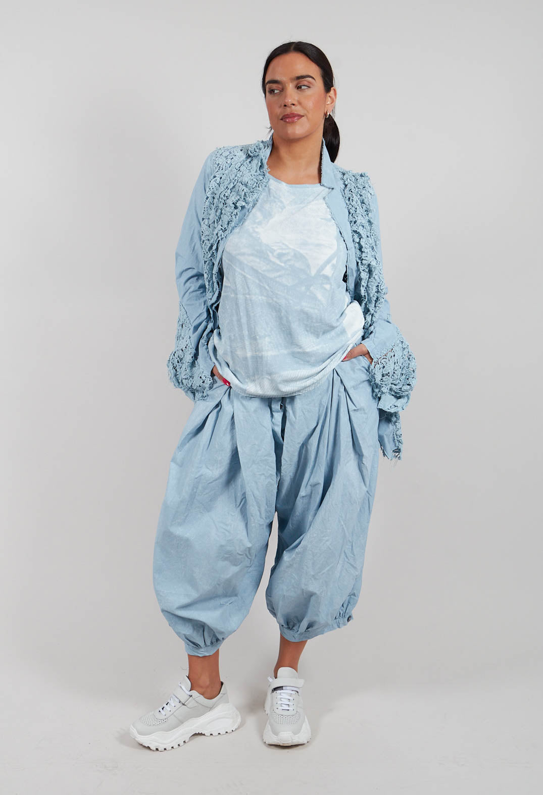 Balloon Trousers in Sky Fog - 2260101