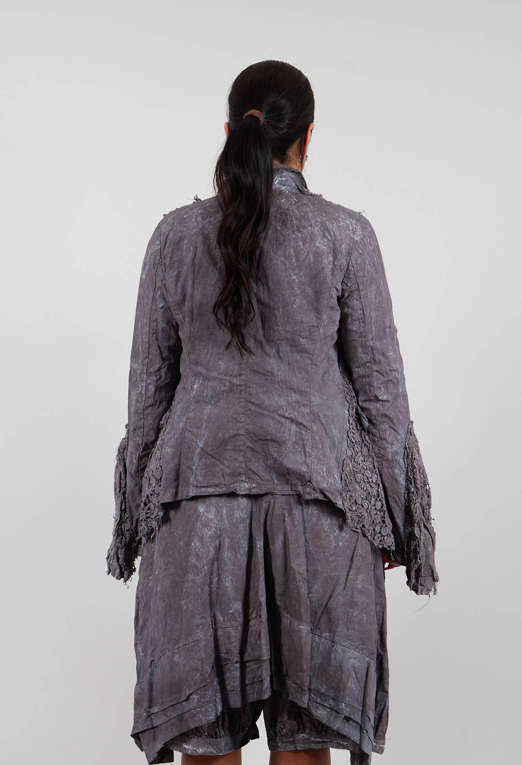 Rudholz Dip Lace Detail Jacket in Amber Fog - 2261104