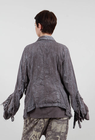 Rudholz Dip Lace Detail Jacket in Amber Fog - 2261104