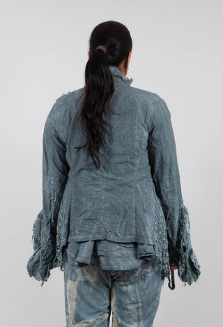 Rudholz Dip Lace Detail Jacket in Seaweed Fog - 2261104