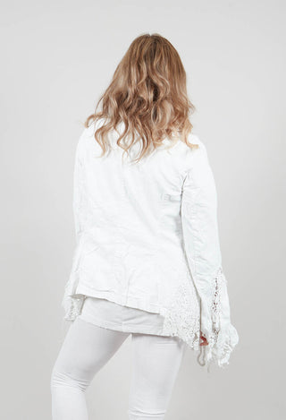 Rudholz Dip Lace Detail Jacket in Seafoam Fog - 2261104