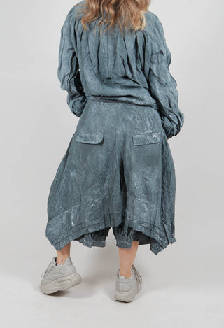 Wide Leg Trousers in Seaweed Fog - 2260107