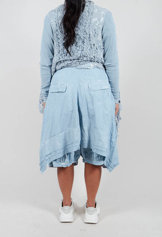 Wide Leg Trousers in Sky Fog - 2260107