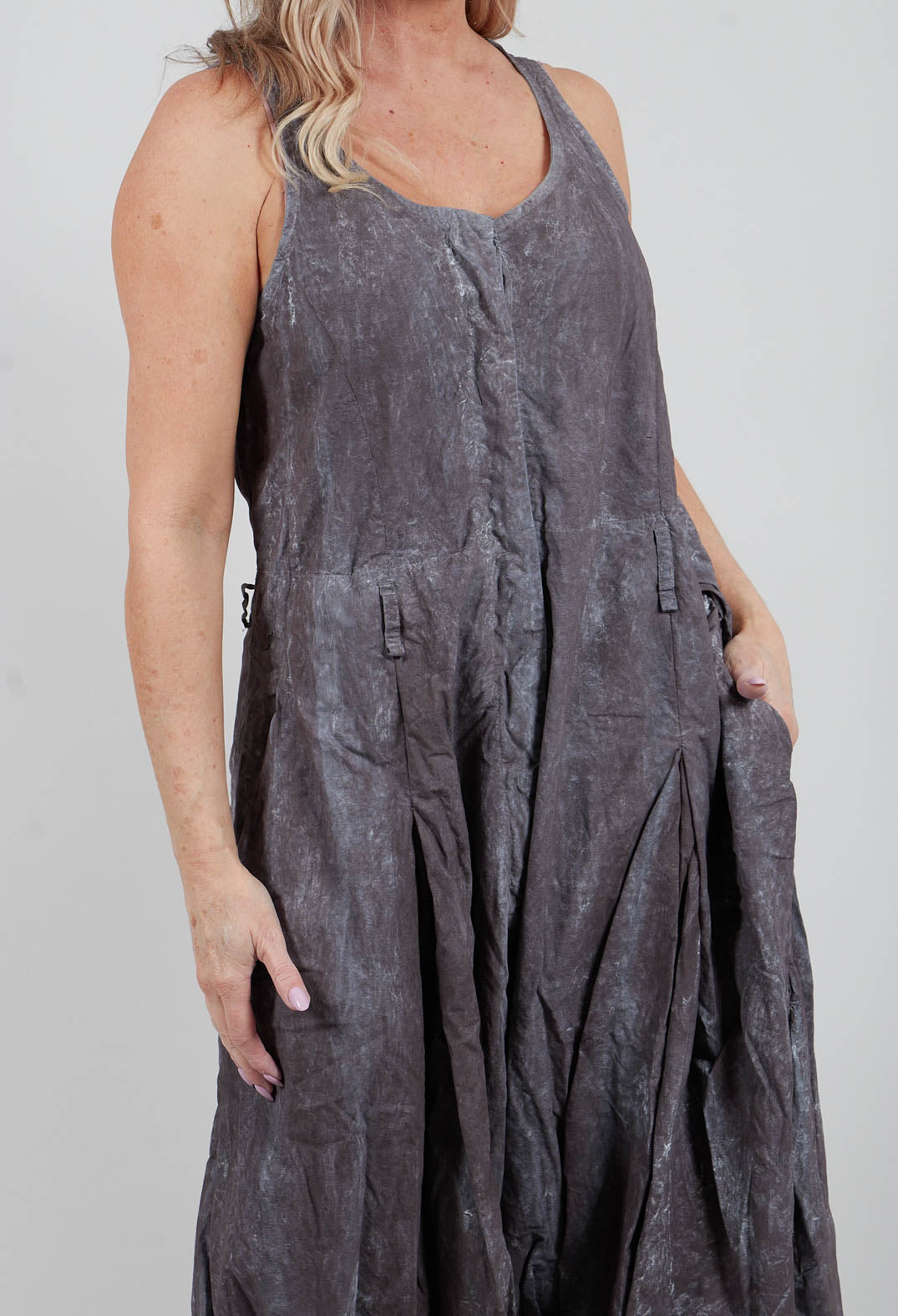 Sleeveless Jumpsuit in Amber Fog - 2261309