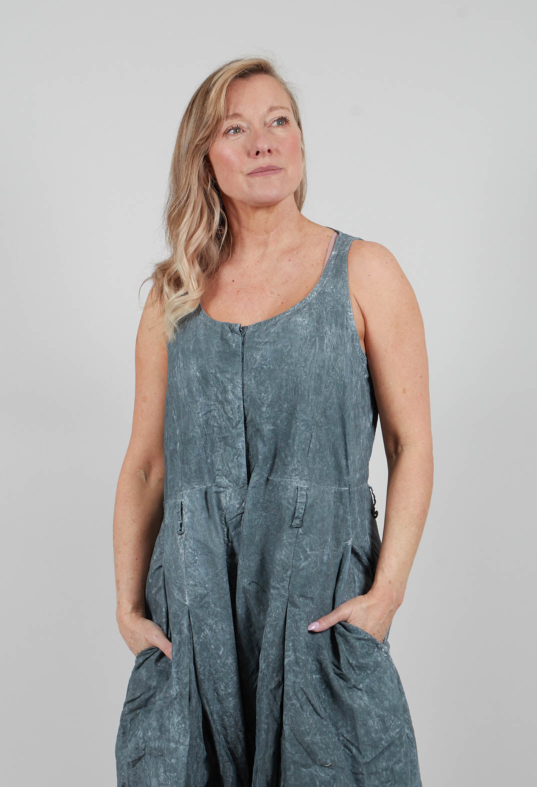 Sleeveless Jumpsuit in Seaweed Fog - 2261309