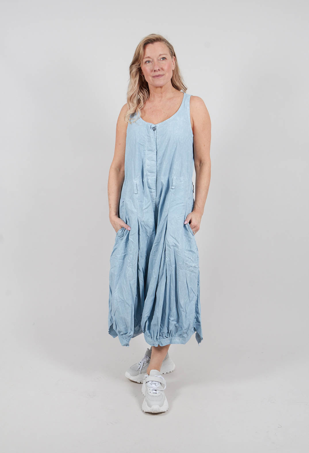 Sleeveless Jumpsuit in Sky Fog - 2261309