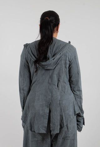 Lace Trim Jacket in Seaweed Fog - 2281102