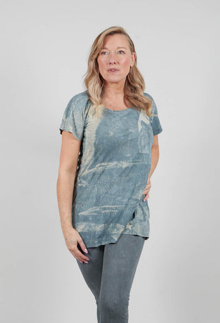 Relaxed T-Shirt in Seaweed Print - 2300509