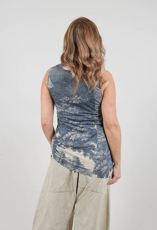 Tank Top in Black Print - 2300810