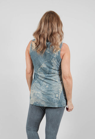 Tank Top in Seaweed Print - 2300810