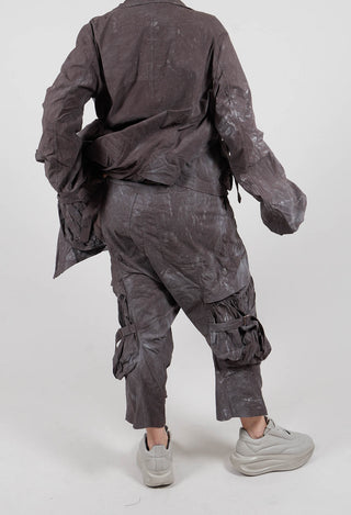 Buckle Strap Trousers in Amber Fog - 2390101