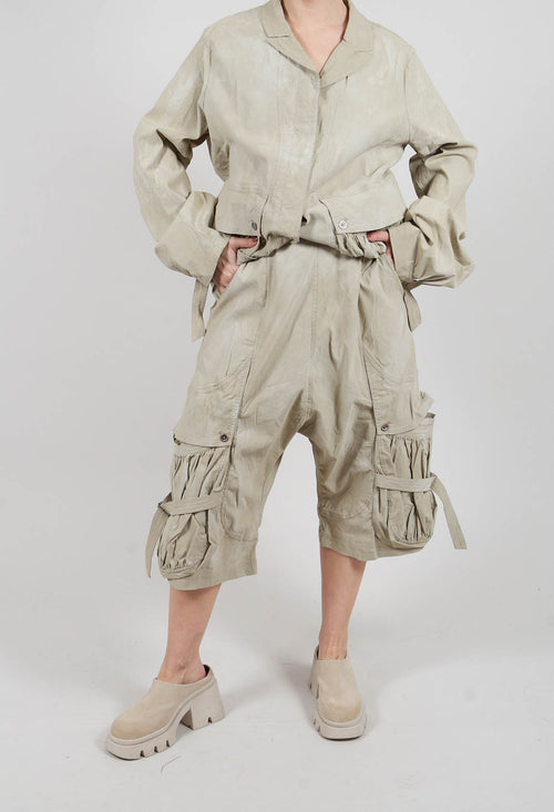 Pocket Trousers in Linen Fog - 2390103