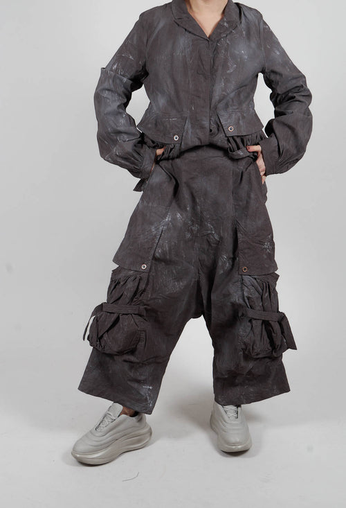 Dropcrotch Trousers in Amber Fog - 2390104