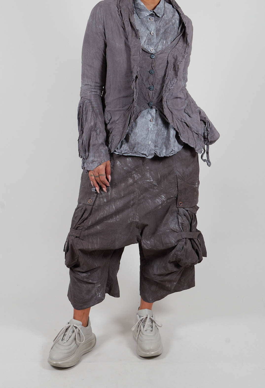 Dropcrotch Trousers in Amber Fog - 2390104
