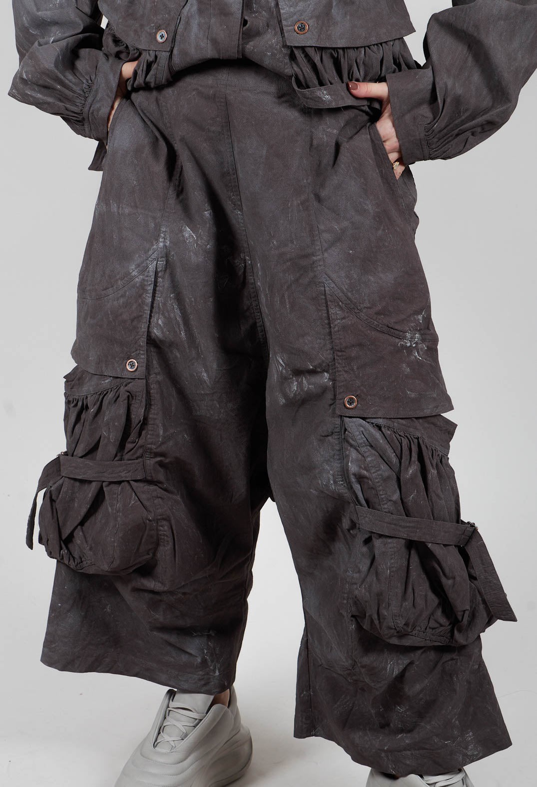 Dropcrotch Trousers in Amber Fog - 2390104