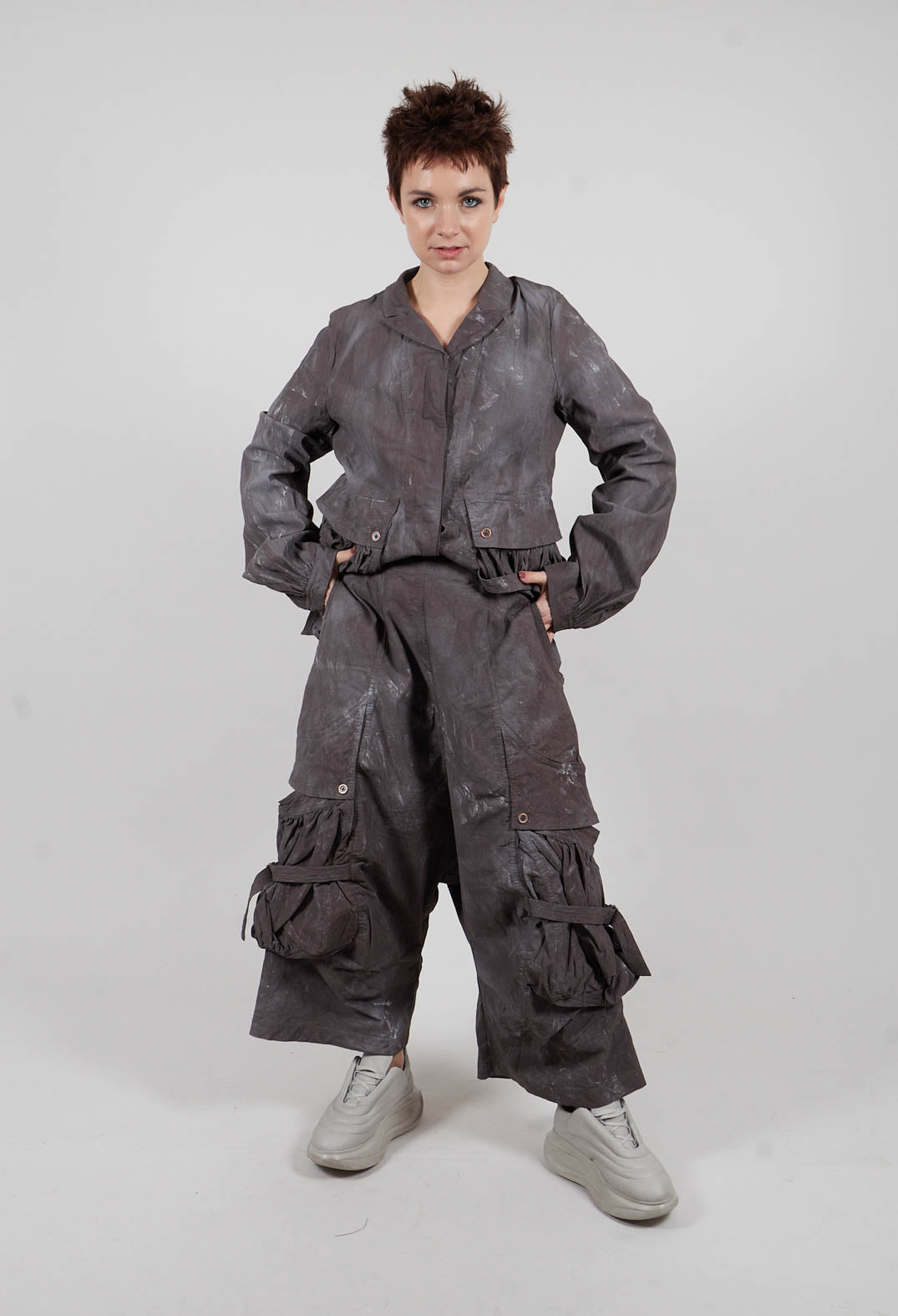 Dropcrotch Trousers in Amber Fog - 2390104