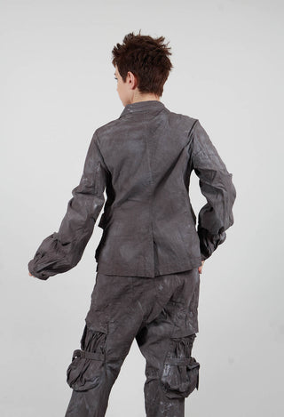 Balloon Cuff Jacket in Amber Fog - 2391106