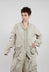 Balloon Cuff Jacket in Linen Fog - 2391106