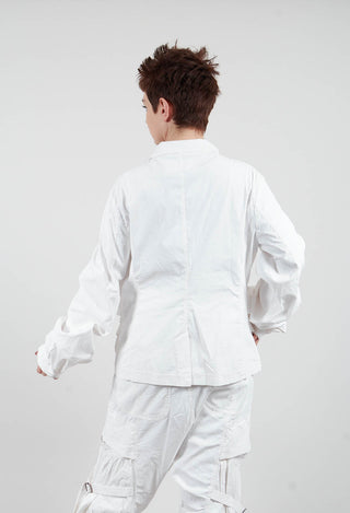 Balloon Cuff Jacket in Seafoam Fog - 2391106