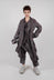 Balloon Cuff Coat in Amber Fog - 2391207