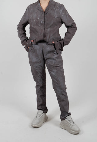 Slim Pull On Trousers in Amber Fog - 2390110