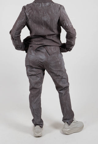 Slim Pull On Trousers in Amber Fog - 2390110