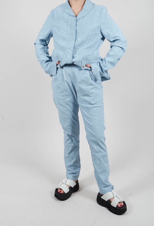 Slim Pull On Trousers in Sky Fog - 2390110