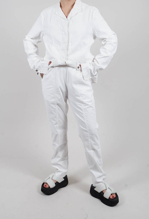 Slim Pull On Trousers in Seafoam Fog - 2390110