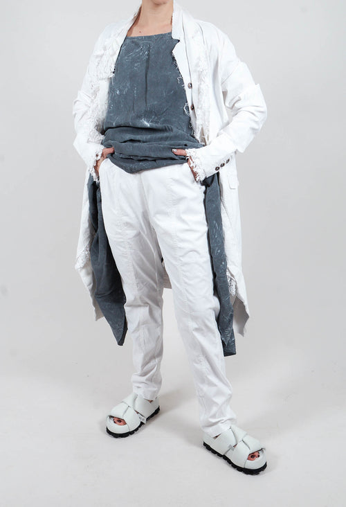 Slim Pull On Trousers in Seafoam Fog - 2390110