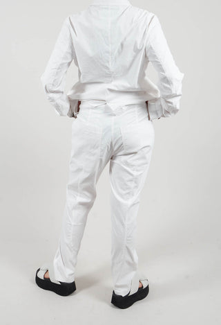 Slim Pull On Trousers in Seafoam Fog - 2390110