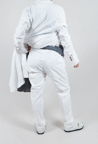 Slim Pull On Trousers in Seafoam Fog - 2390110
