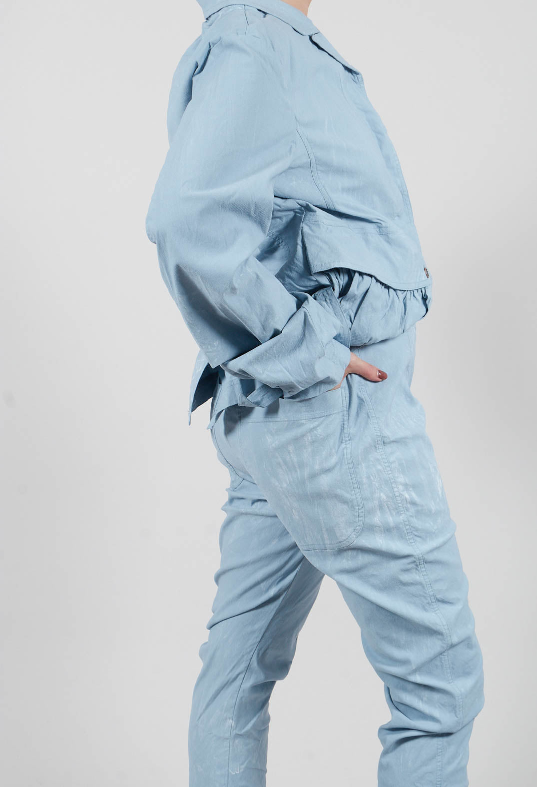 Skinny Trouser in Sky Fog - 2390111