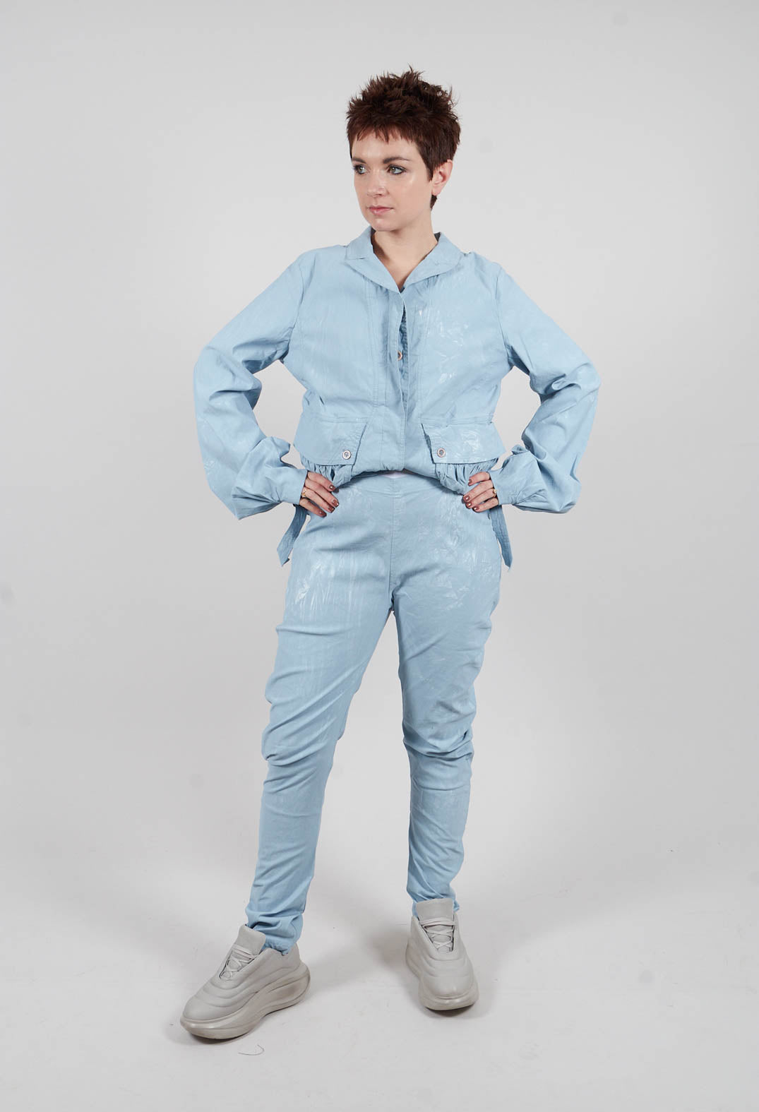 Skinny Trouser in Sky Fog - 2390111
