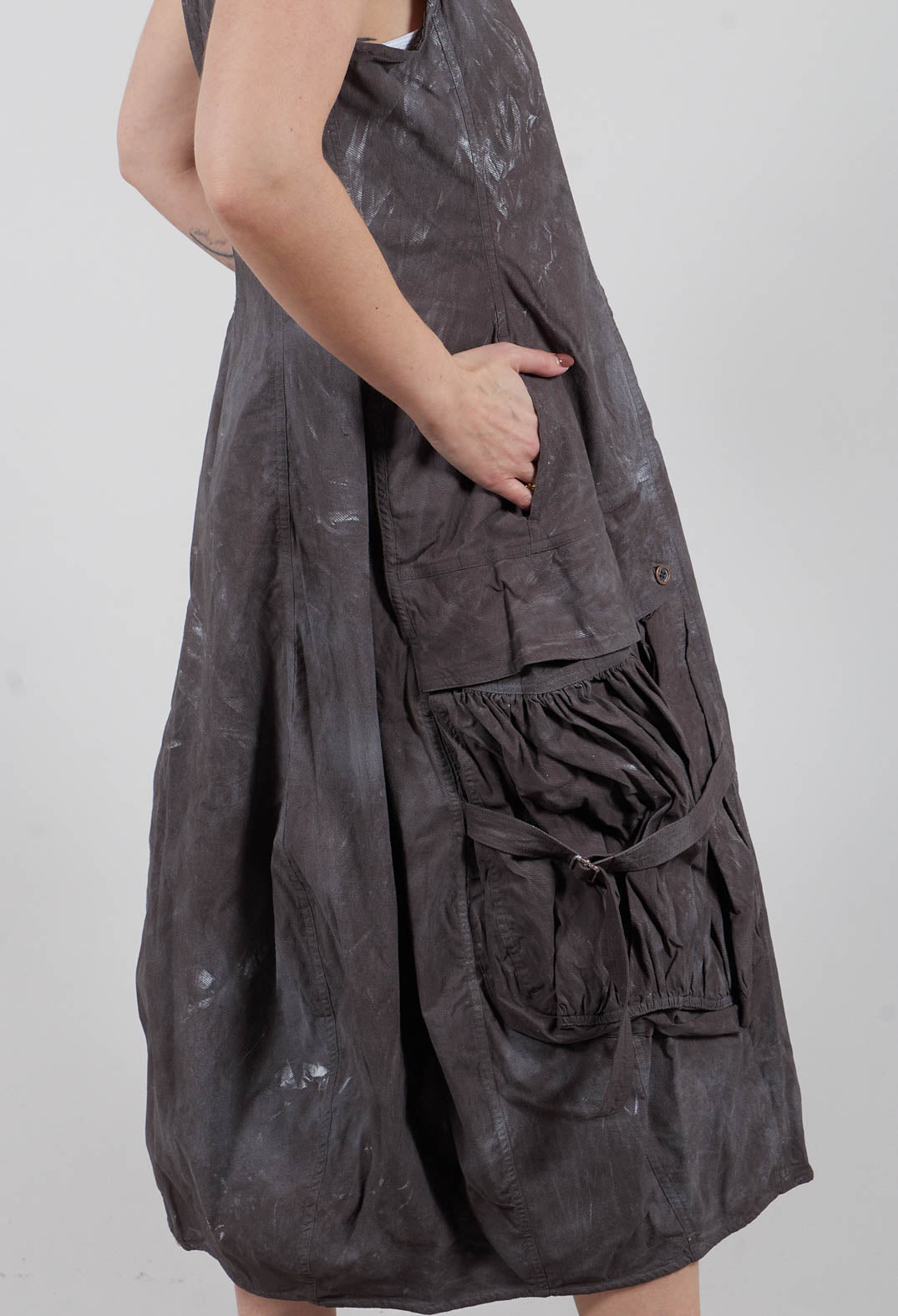 Pocket Dress in Amber Fog - 2390912