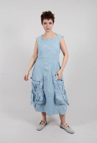 Pocket Dress in Sky Fog - 2390912