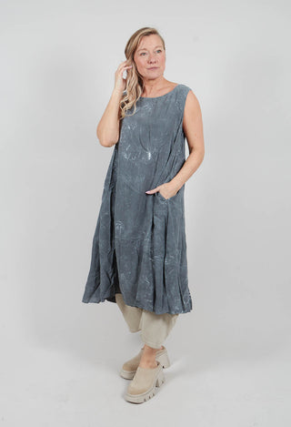 Sleeveless Dress in Seaweed Fog - 2470901