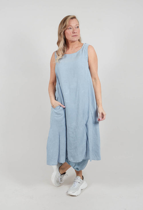 Sleeveless Dress in Sky Fog - 2470901