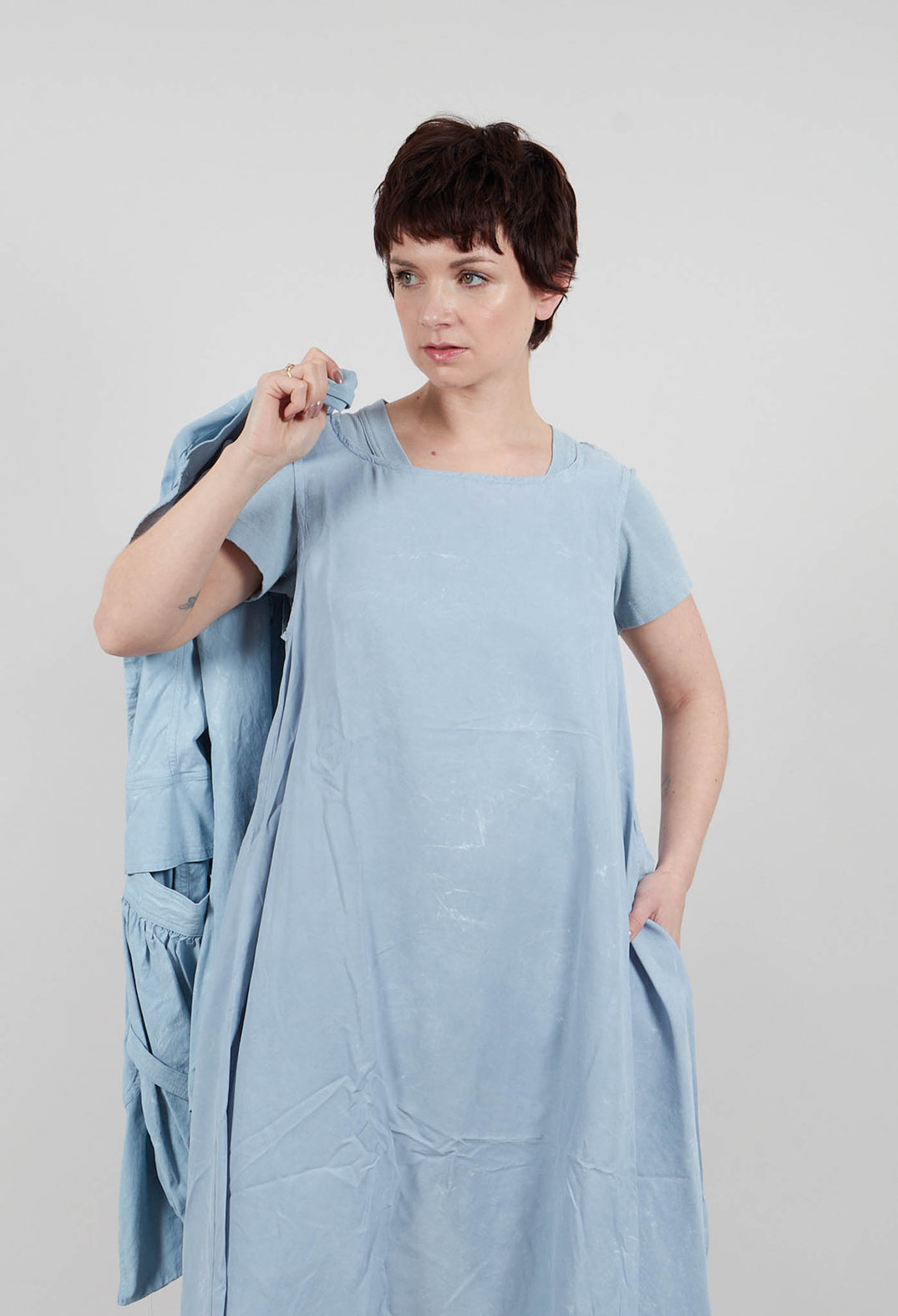 Sleeveless Dress in Sky Fog - 2470901