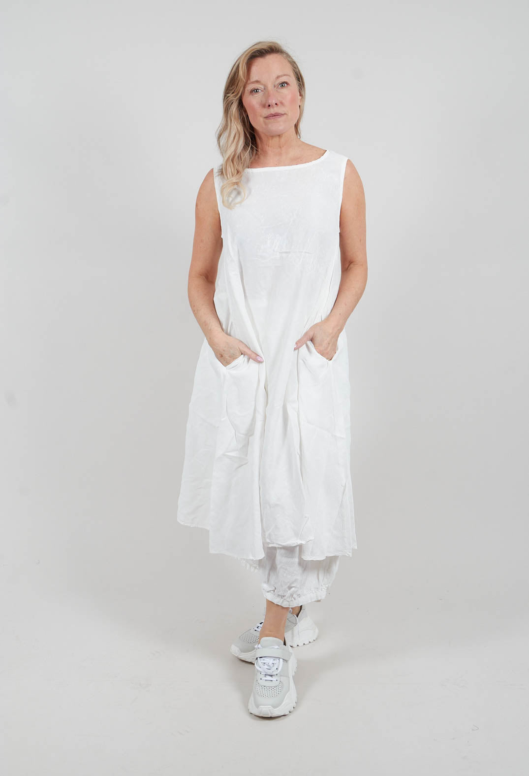 Sleeveless Dress in Seafoam Fog - 2470901