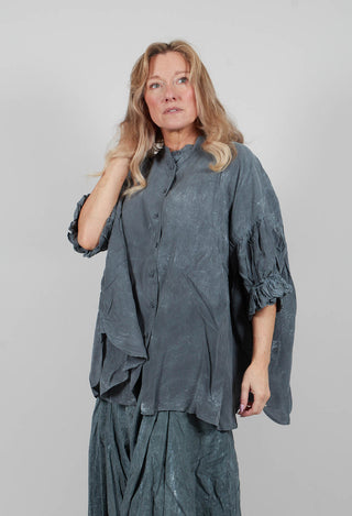 Oversized Shirt in Seaweed Fog - 2470403