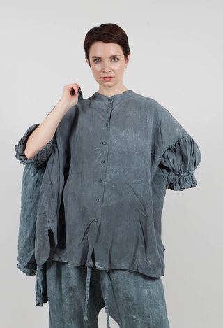 Oversized Shirt in Seaweed Fog - 2470403