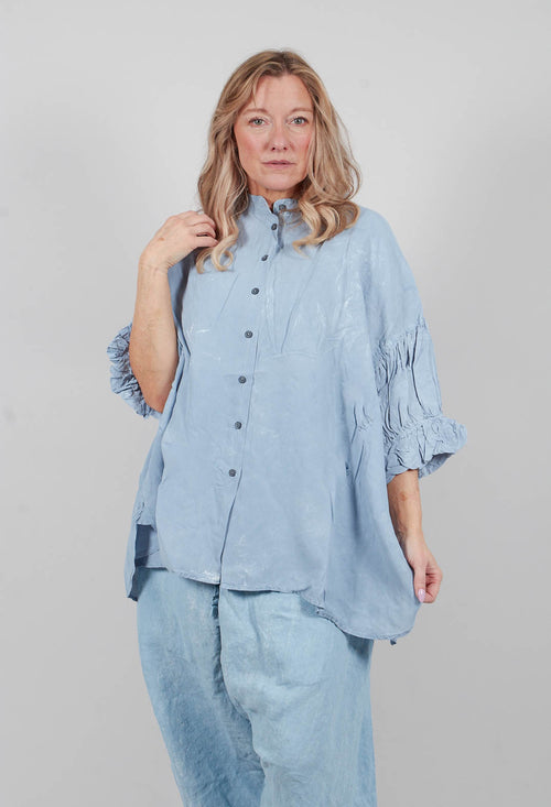 Oversized Shirt in Sky Fog - 2470403
