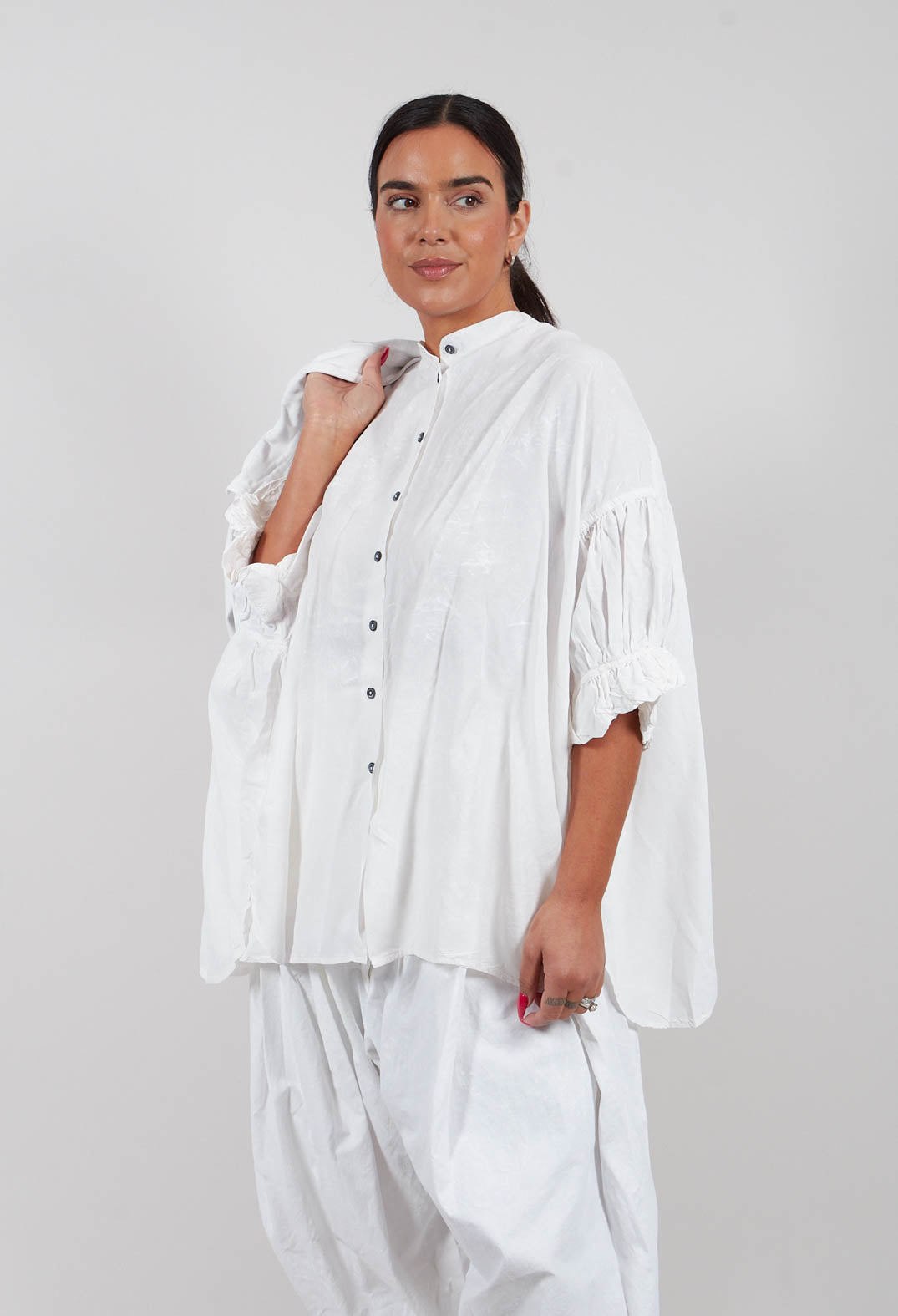 Oversized Shirt in Seafoam Fog - 2470403