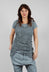 Longline Lace T-Shirt in Seaweed Fog - 2520509